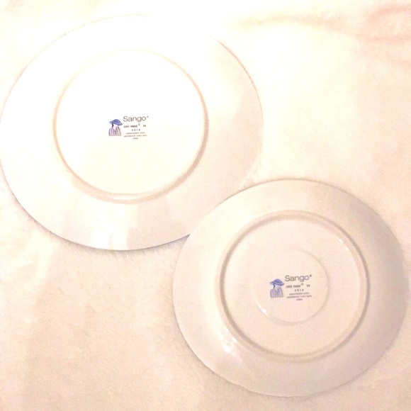 SANGO Cafe Paris (Bundle of 2) Salad Plate and Saucer - Vintage 1994 - Picture 4 of 15